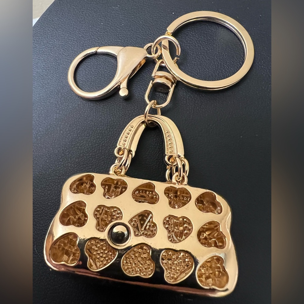 Bagcharm / Keychain Rhinestone Handbag New - Picture 4 of 6